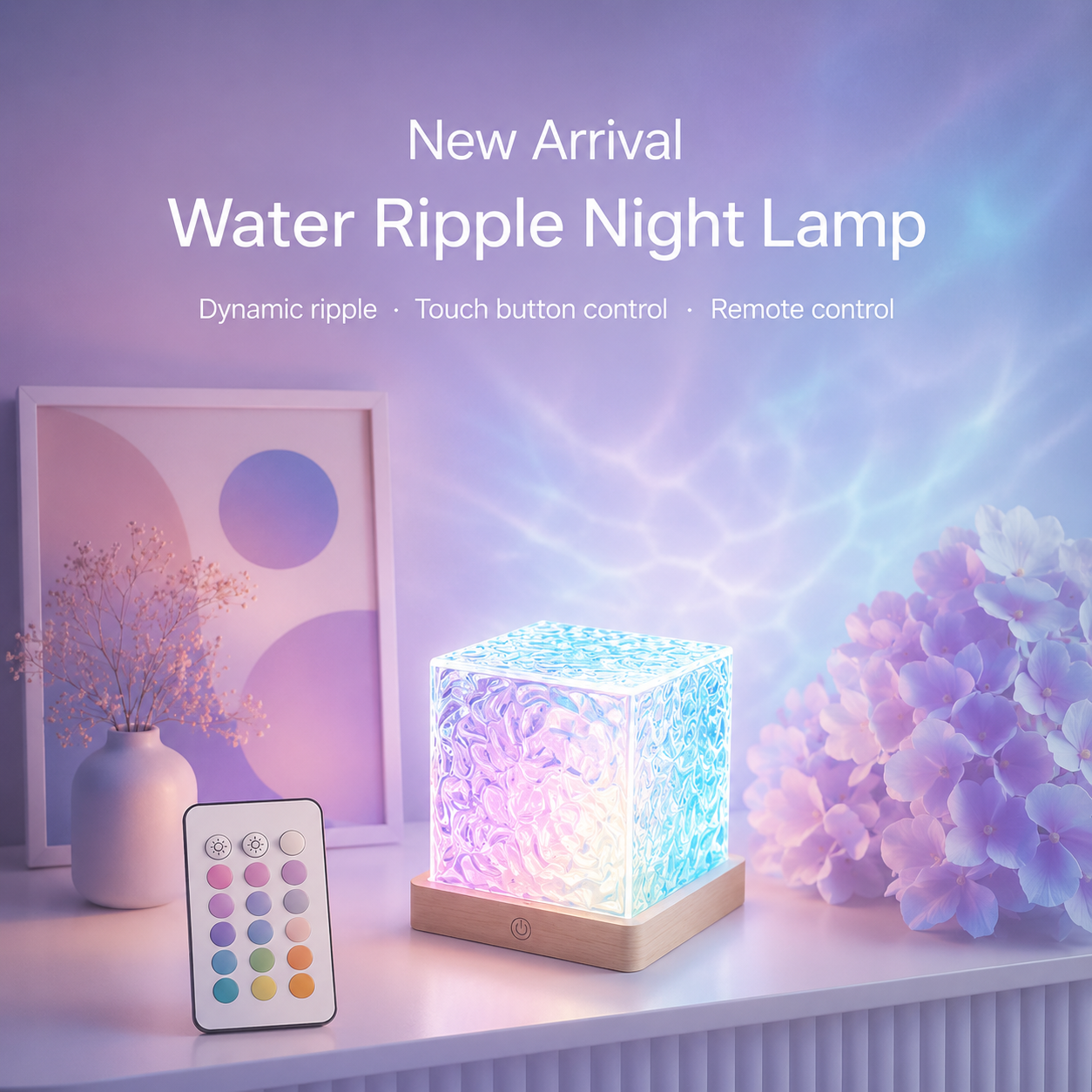 Calming Water Ripple Night Light