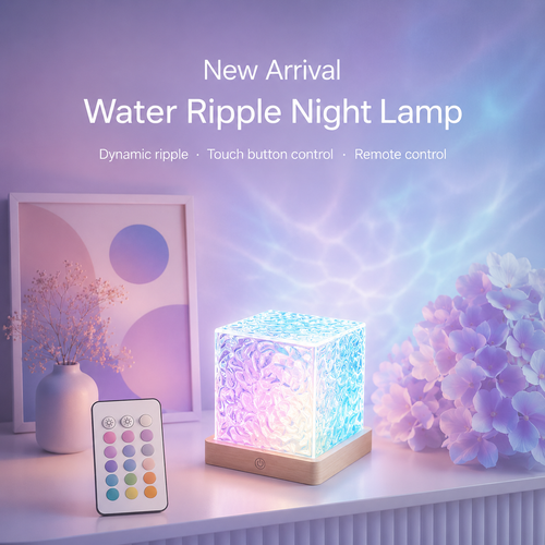 Calming Water Ripple Night Light