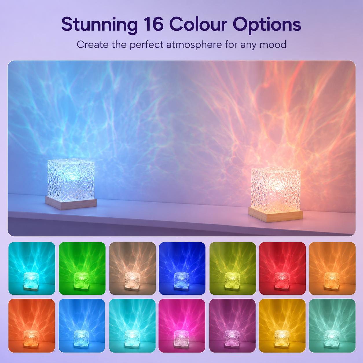 Calming Water Ripple Night Light