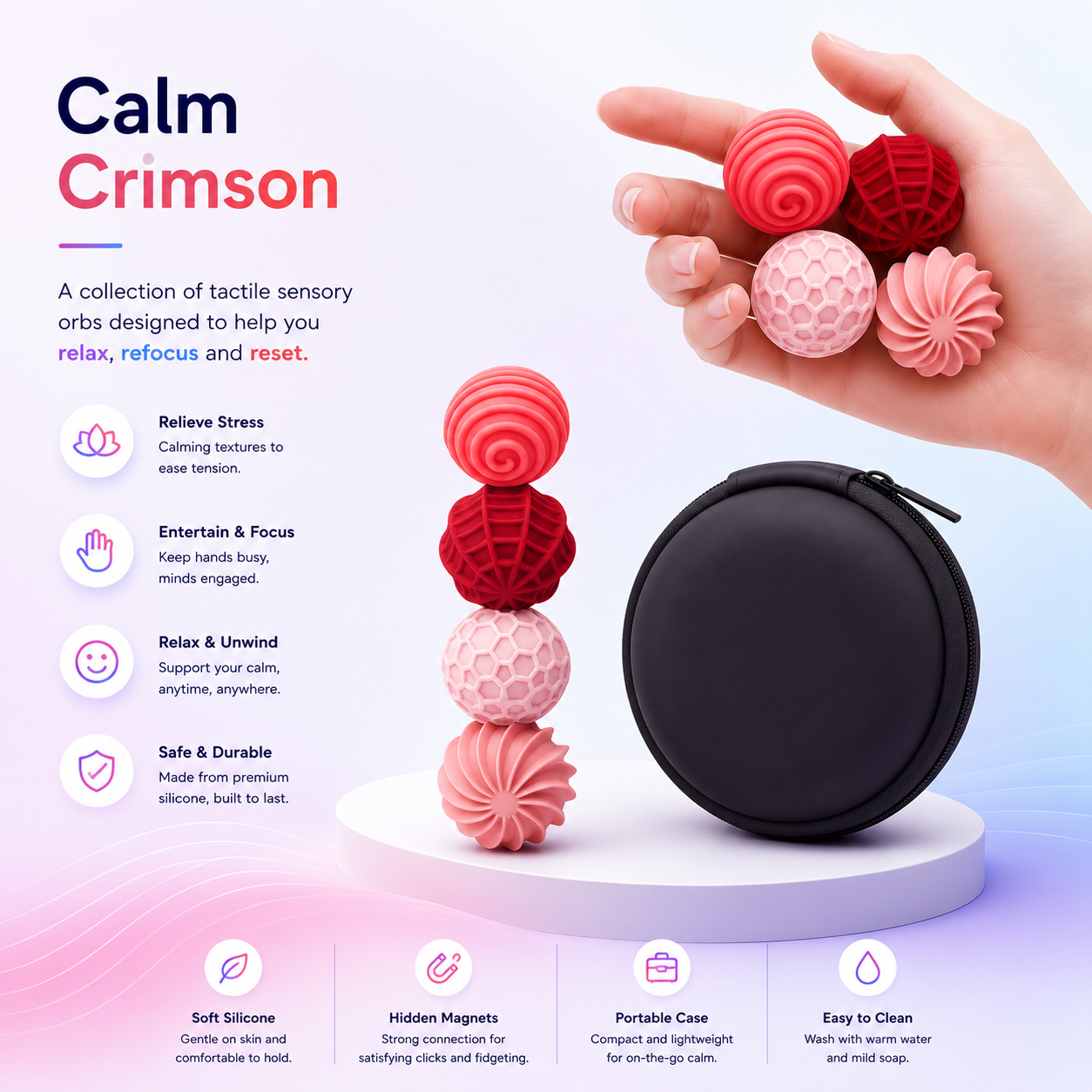 Magnetic Calm Orbs