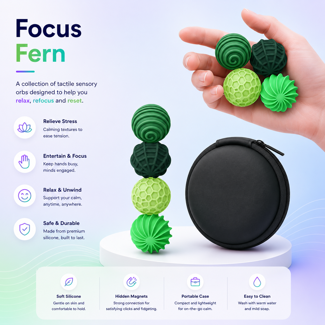 Magnetic Calm Orbs