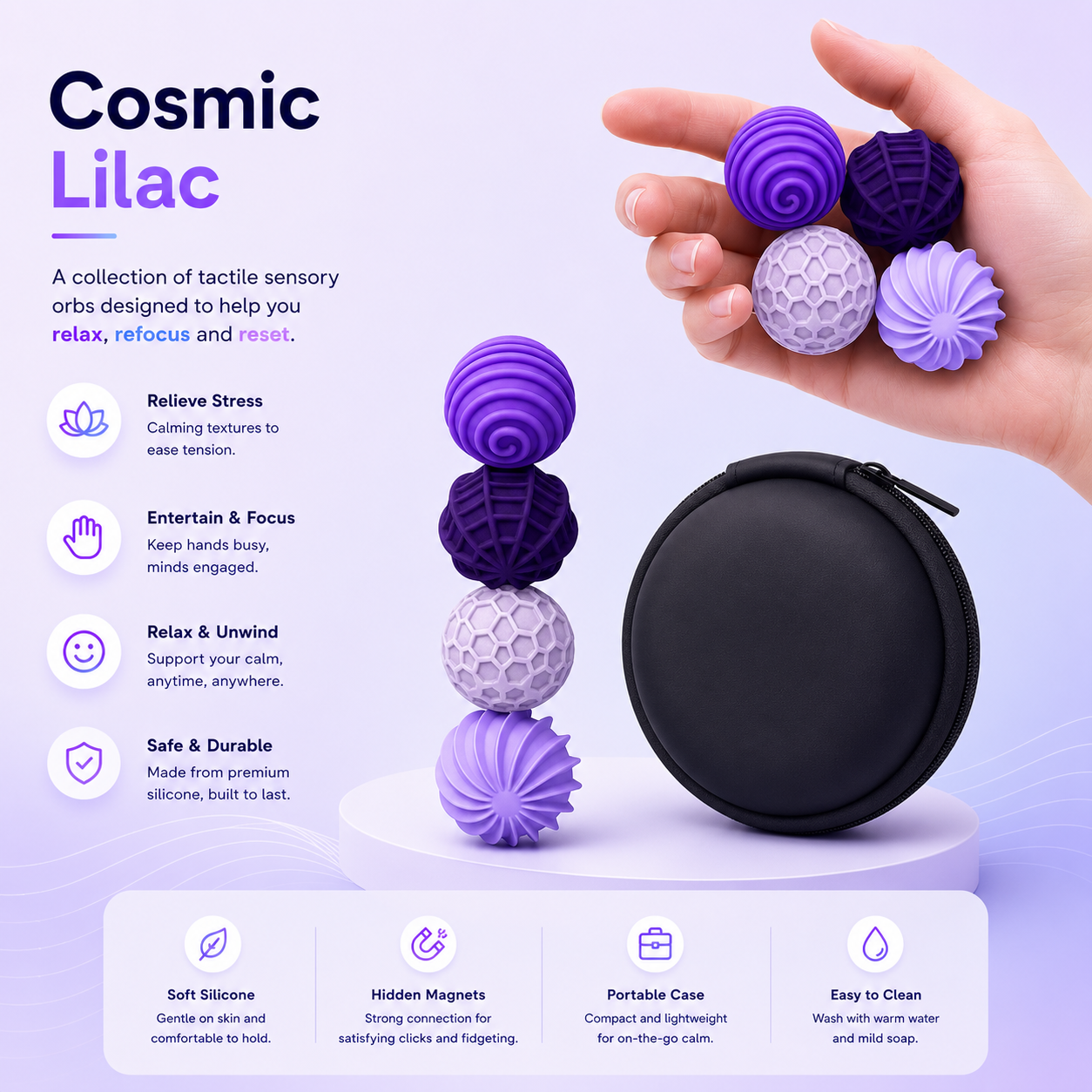 Magnetic Calm Orbs